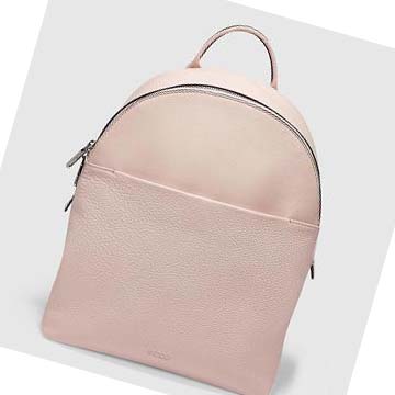 Men's Ecco Textureblock Small Bags Pink | Canada 707ILH